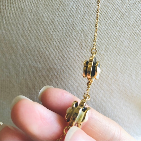 Kate Spade Deco Blossom Long Necklace Double Sided - Picture 6 of 7